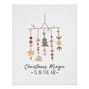 Pôster A Mágica De Natal Do Xmas Está No Ar