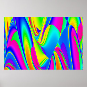 Poster A Mágica do Verão, Abstrato 3D Art