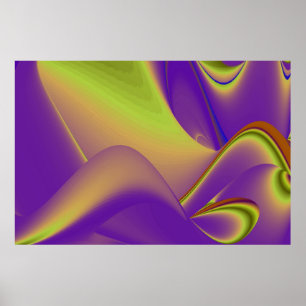 Poster A Mágica do Verão, Abstrato 3D Art
