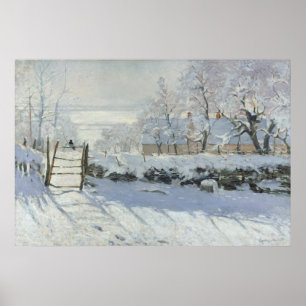 Pôster A Magpie de Claude Monet