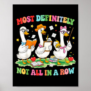 Poster A maioria não todos seguidos professor engraçado a
