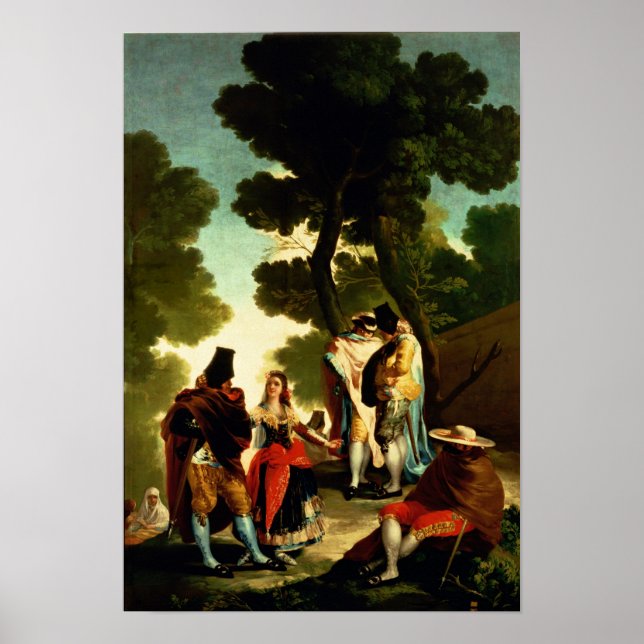 Pôster A Maja e Gallants, 1777 (Frente)