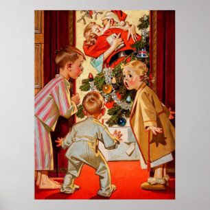 Pôster A mamã beija Papai Noel