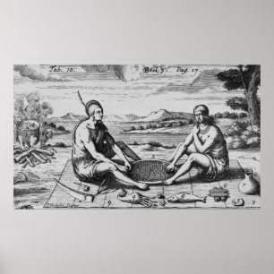 Pôster A Man And His Wife At Dinner, 1705