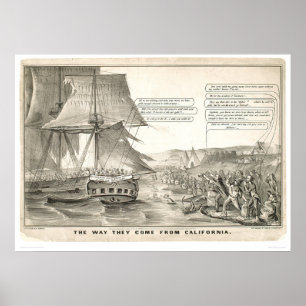 Pôster A maneira vêm a Califórnia (0476A)