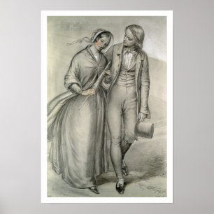 Pôster A manhã do casamento - a partida, c.1846