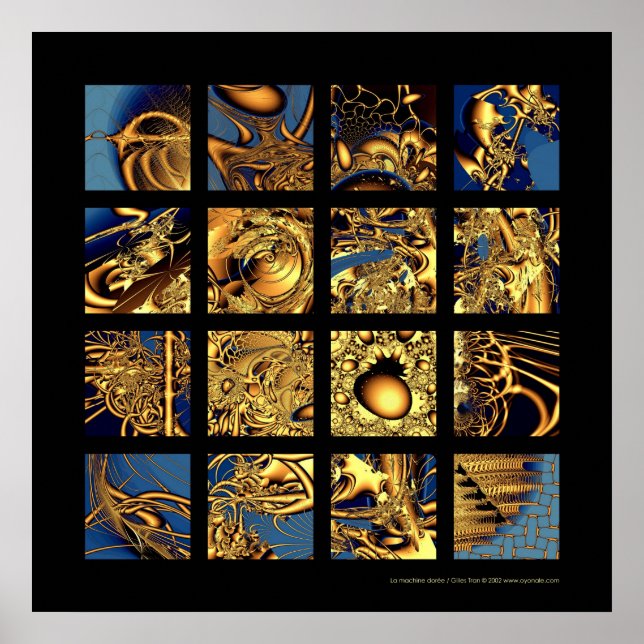 Poster A máquina do ouro (Frente)