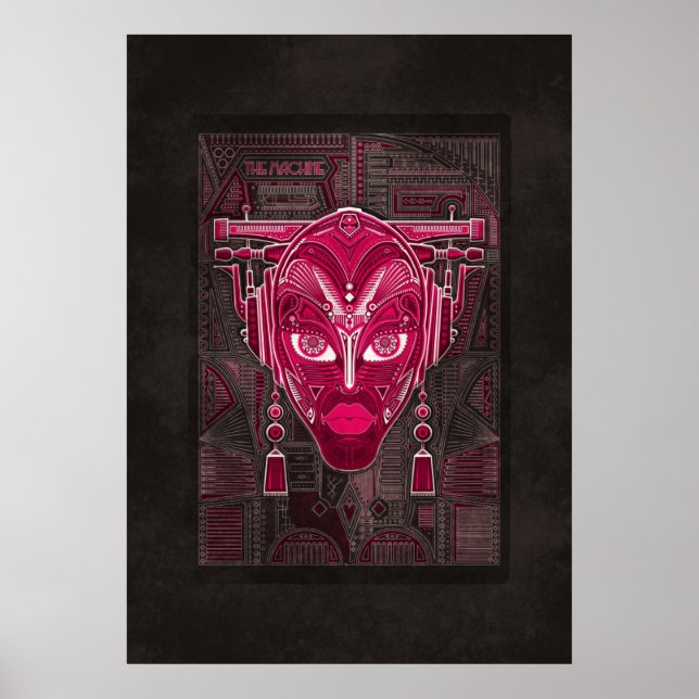 Poster A Máquina: Noiva do Pinbot Pinball BOP (Frente)