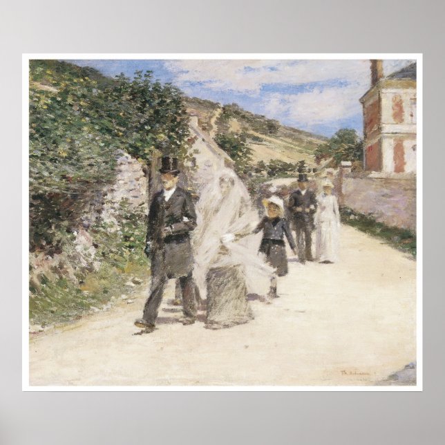 Pôster A Marcha Casada, 1892 Theodore Robinson (Frente)