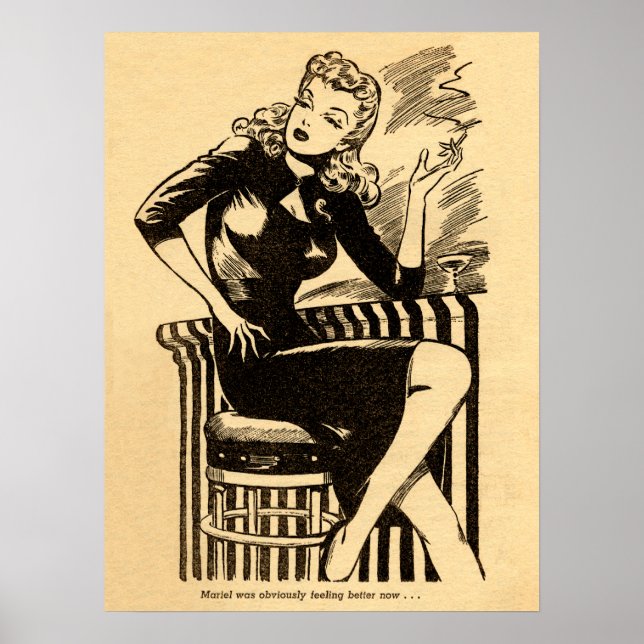 Pôster A Mariel sentia-se melhor agora. (Frente)