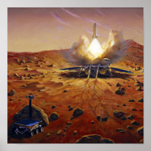 Pôster A Mars - veículo ascendente 2