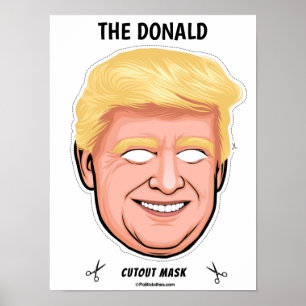 Poster A Máscara de Donald Halloween