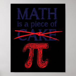 Poster A Matemática Da Camisa Pi É Um Pedaço Engraçado Pa