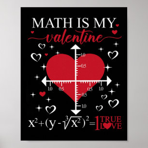 Poster A Matemática É Meu Namorado Geometria Professor De