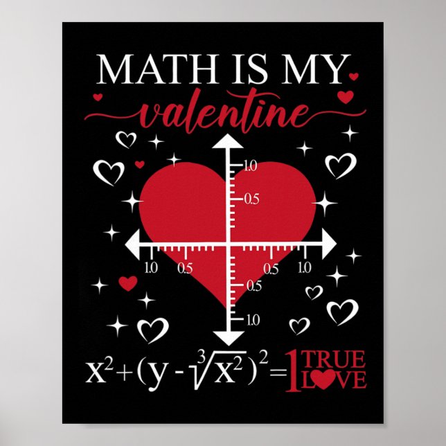 Poster A Matemática É Meu Namorado Geometria Professor De (Frente)