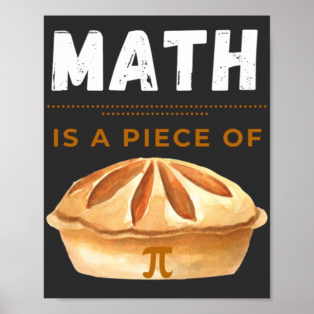 Poster A Matemática É Uma Peça Da Pi Math Pi Day 2023 Mar (Frente)