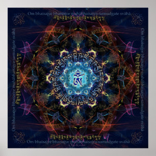 Pôster A medicina Buddha - Bhaisajyaguru