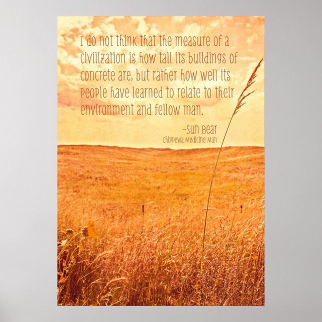 Pôster A Medida de uma Civilização (Frente)