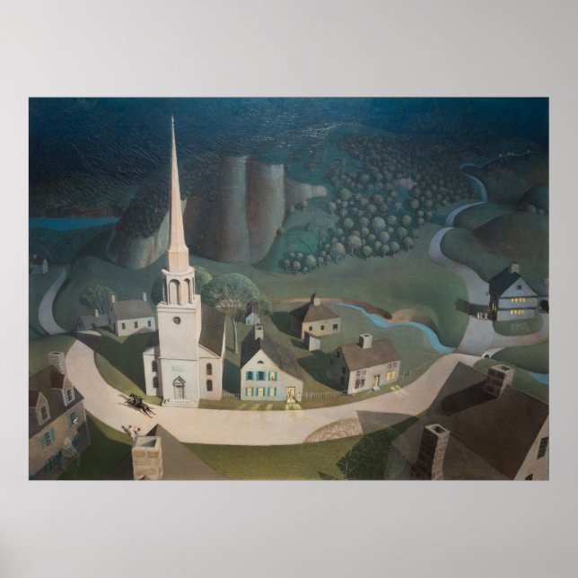 Poster A meia-noite de Paul Revere (Frente)