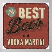A melhor cerveja é a Vodka Martini - Bar retrô