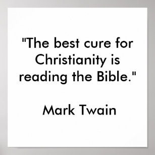 Pôster "A melhor cura para o cristianismo