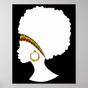 Poster A melhor galeria de cabelos naturais do Kente afro