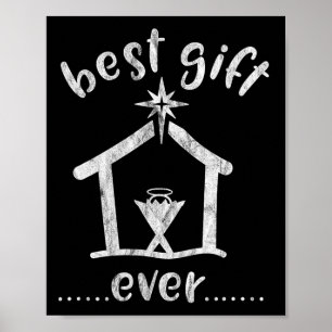 Poster A melhor lembrança de Natal cristão que deu a Jesu