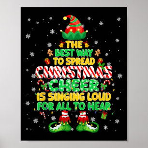 Poster A Melhor Maneira De Espalhar Elfo De Natal Xmas Me