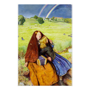 Pôster A Menina Cega por John Everett Millais