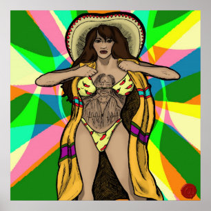 Pôster A menina com o tatuagem de Trejo