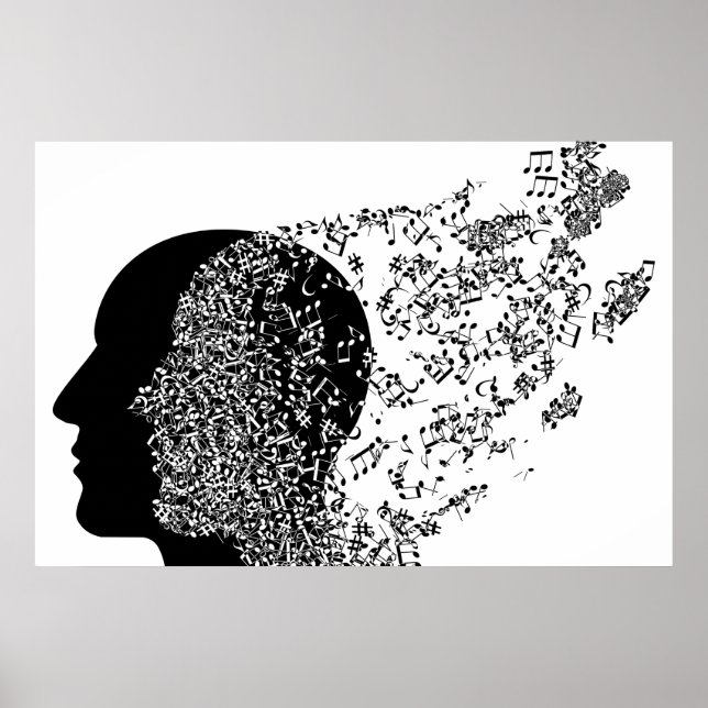 Poster A mente da música (Frente)