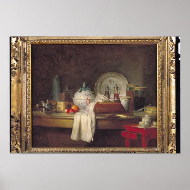 Poster A Mess dos Oficiais ou os Restos de um Almoço (Frente)