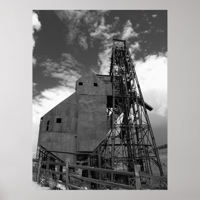 Pôster A Mina #2 B&W (Frente)