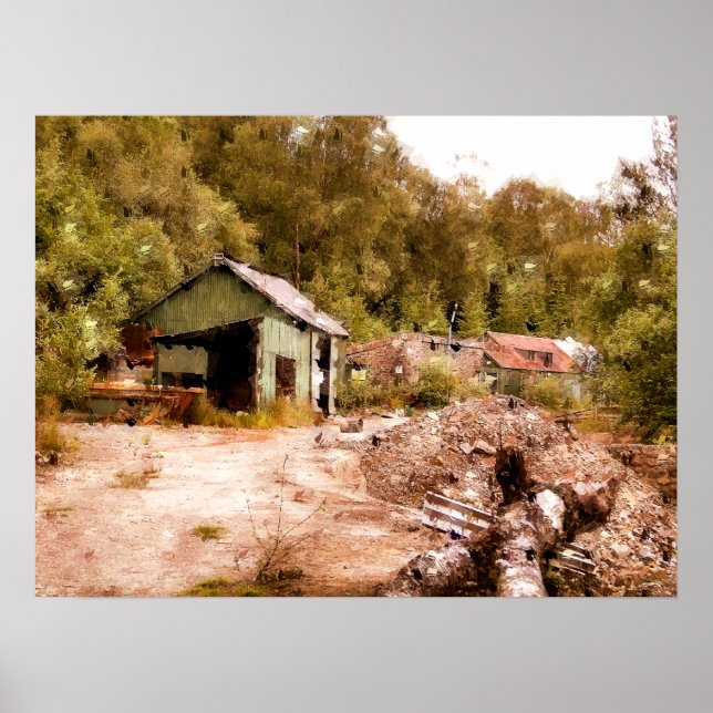 PÔSTER A MINA DOURADA ANTIGA (Frente)