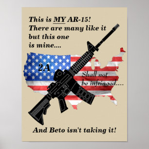 Poster A Minha Alteração Ao segundo AR15 Não Será Vio