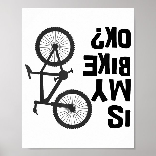 Poster A Minha Bicicleta Está Engraçada? (Frente)