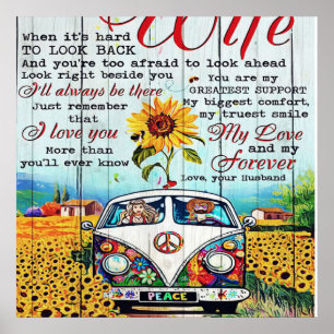 Poster À Minha Esposa Presente Carta Para Ela Casa D