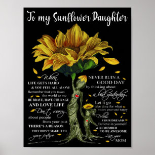 Poster À Minha Filha De Girassol