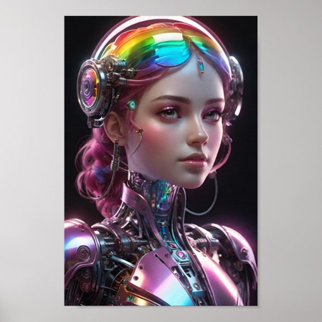 Poster A mistura de tecnologia e vida (Frente)