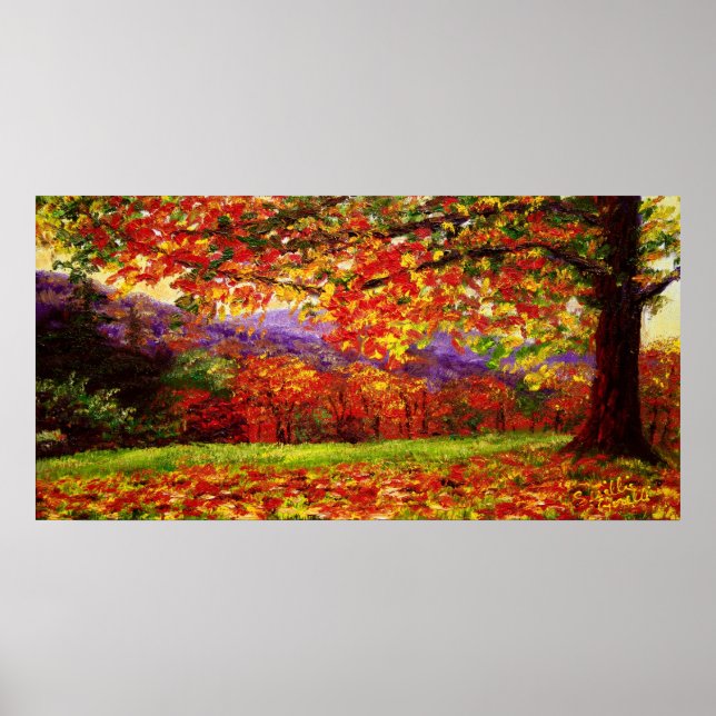 Pôster A Misty New England Autumn (Frente)