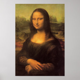 Pôster A Mona Lisa de Leonardo da Vinci