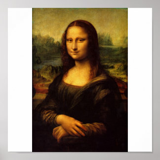 Poster A Mona Lisa por Leonardo Da Vinci c. 1503-1505