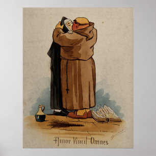 Poster A monge que beija a freira, amor conquista tudo,