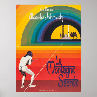 Poster A Montanha Santa 1973 Alejandro Jodorowsky Francês