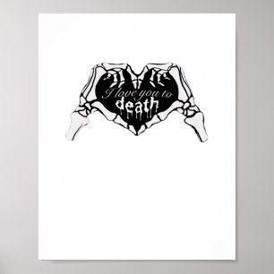 Poster À morte - Coração da Mão do Esqueleto