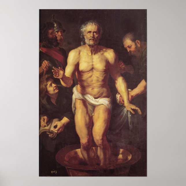 Poster A Morte De Seneca (Frente)