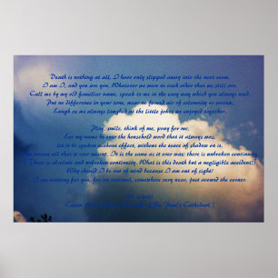 Pôster A Morte Não É Nada....