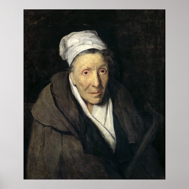 Poster A Mulher com Gambling Mania, 1819-24 (Frente)