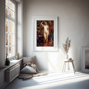 Poster A mulher, o homem e a serpente   Byam Shaw