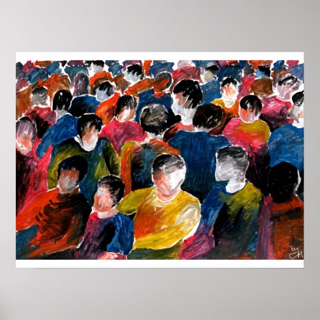 Pôster A multidão (Frente)